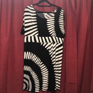 Black and white dress